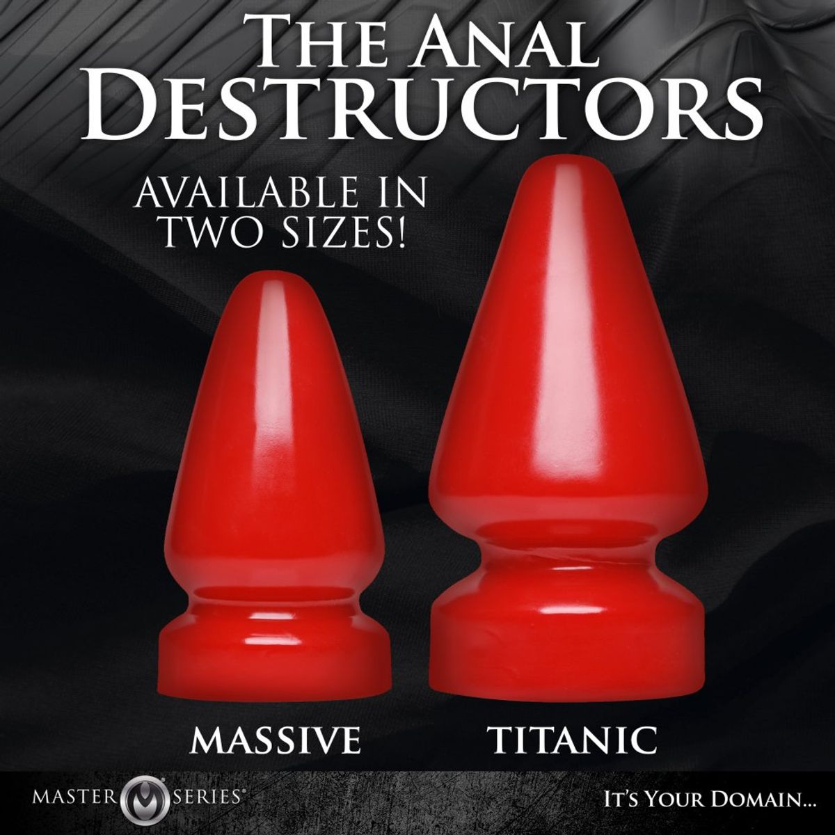 Master Series - Anal Destructor Plug - Small