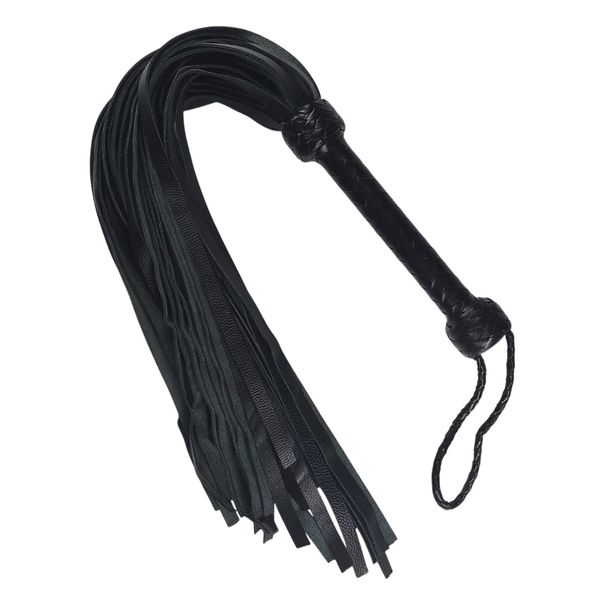 Hovedbilde RaS - Flogger - Lærpisk med 36 lærhaler - Sort