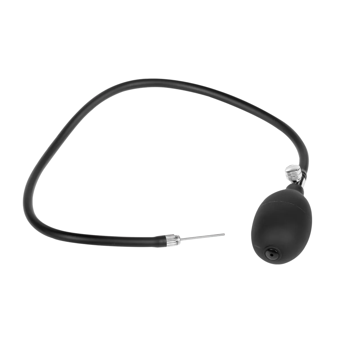 Rimba - E-Stim Anal Plug with Pump - Bi-Polar - Black
