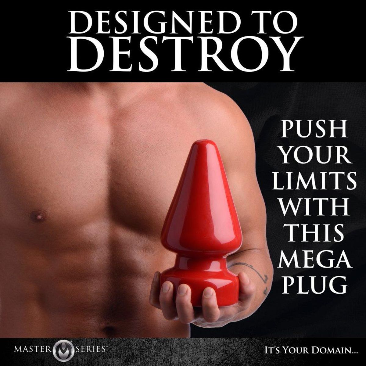 Master Series - Anal Destructor Plug - Large