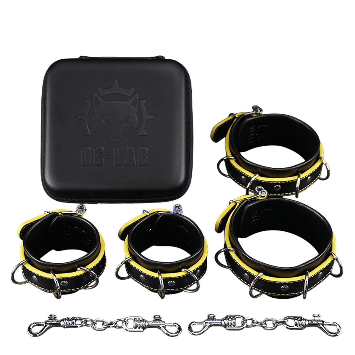DG-LAB - HUNTER Wrist & Ankle Restraint Set - Yellow